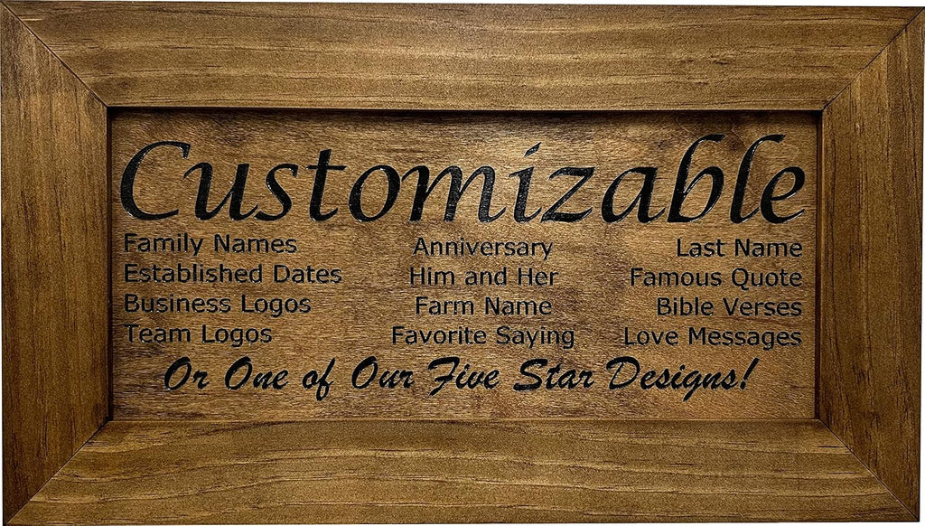 Bellewood Designs Customizable Gun Cabinet Wall Decoration - Personalized Gun Safe To Securely Store Your Gun In Plain Sight