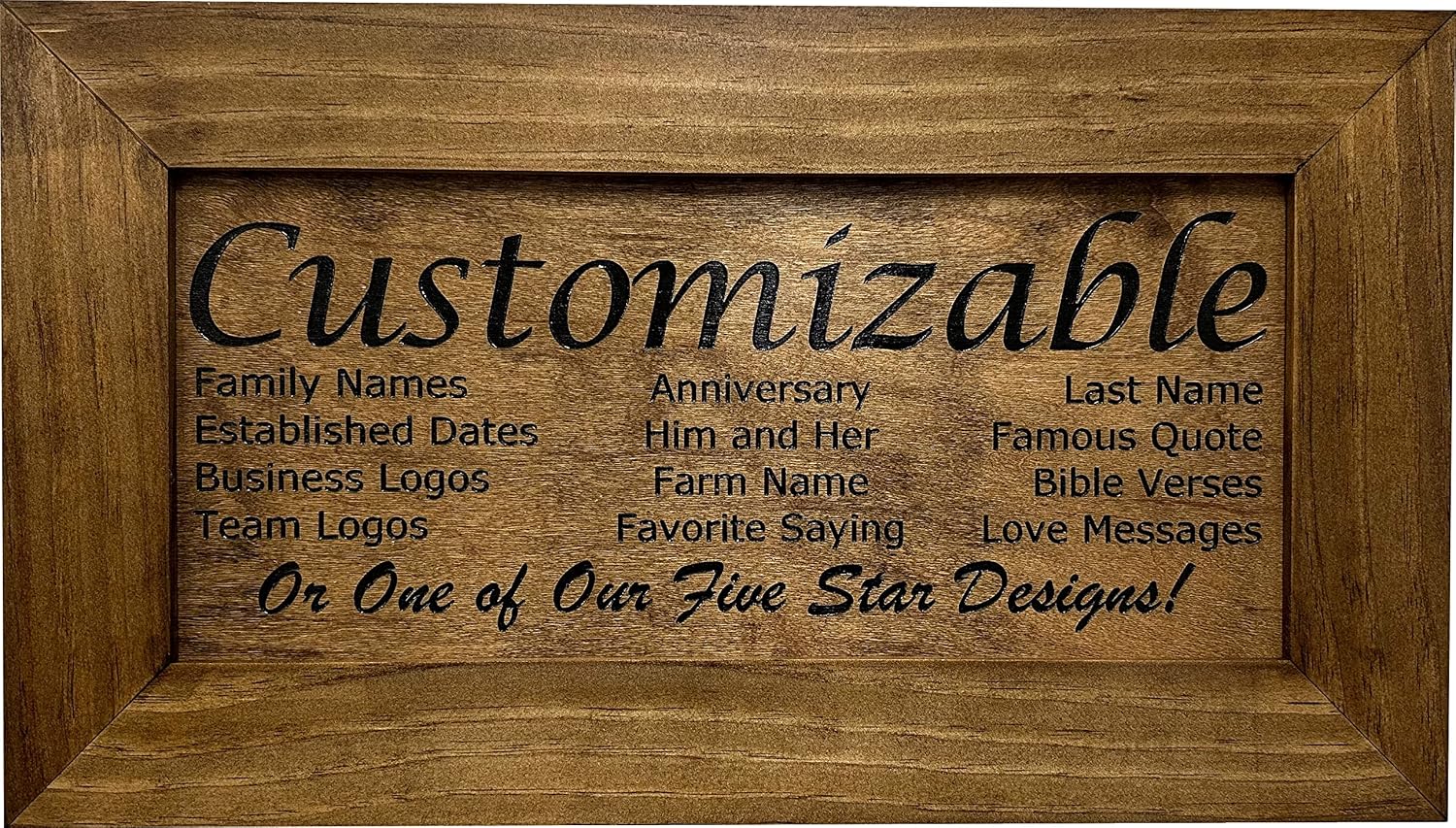 Bellewood Designs Customizable Gun Cabinet Wall Decoration - Personalized Gun Safe To Securely Store Your Gun In Plain Sight