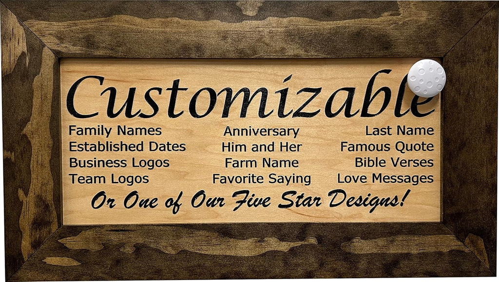 Bellewood Designs Customizable Gun Cabinet Wall Decoration - Personalized Gun Safe To Securely Store Your Gun In Plain Sight