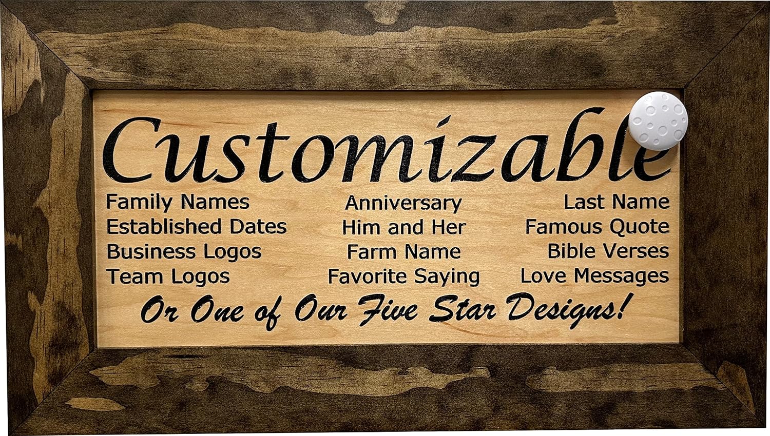 Bellewood Designs Customizable Gun Cabinet Wall Decoration - Personalized Gun Safe To Securely Store Your Gun In Plain Sight