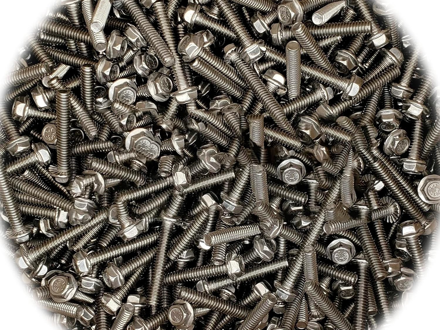 (Qty 100pcs) 1/4-20x1-1/2 Serrated Hex Head Flange Bolt/Cap Screws 1/4 x 1-1/2 Multi-Purpose Comprehensive Hardware Fastener Assortment Kit Cit02349Riv