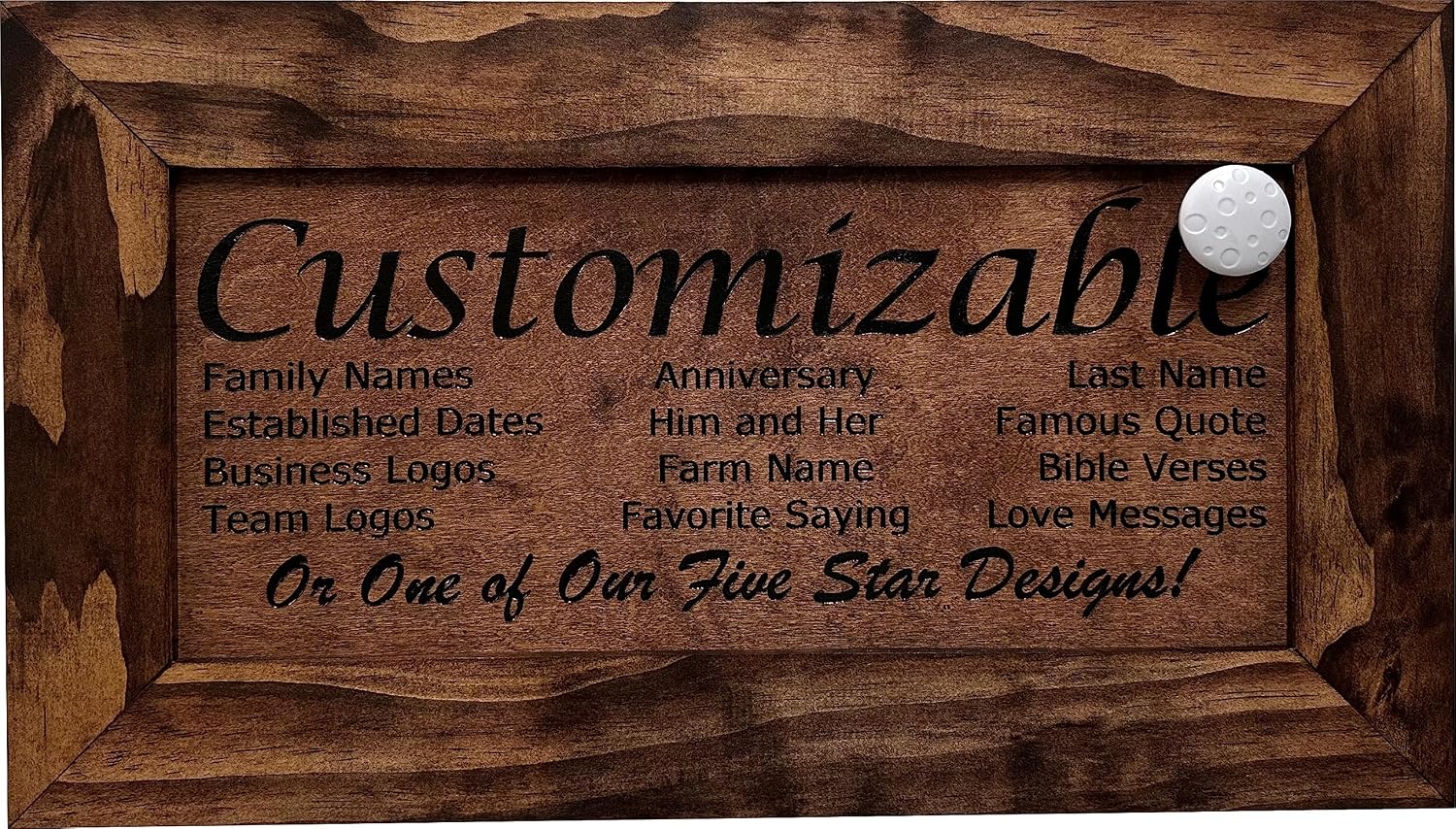 Bellewood Designs Customizable Gun Cabinet Wall Decoration - Personalized Gun Safe To Securely Store Your Gun In Plain Sight
