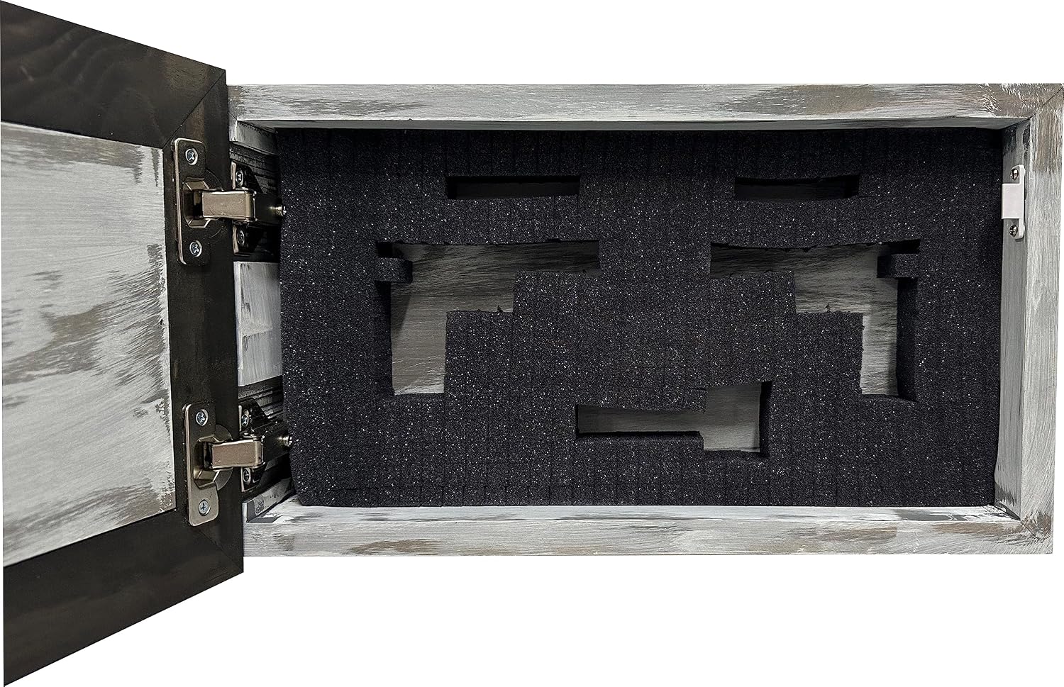 Bellewood Designs Customizable Gun Cabinet Wall Decoration - Personalized Gun Safe To Securely Store Your Gun In Plain Sight