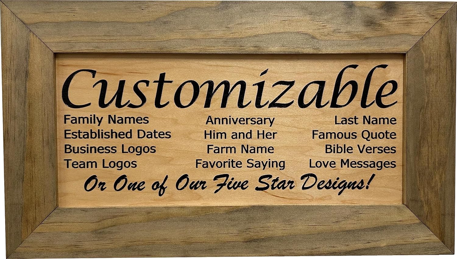 Bellewood Designs Customizable Gun Cabinet Wall Decoration - Personalized Gun Safe To Securely Store Your Gun In Plain Sight