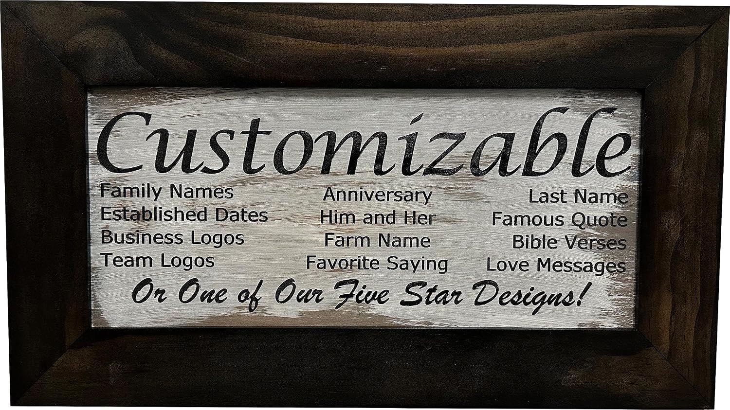 Bellewood Designs Customizable Gun Cabinet Wall Decoration - Personalized Gun Safe To Securely Store Your Gun In Plain Sight