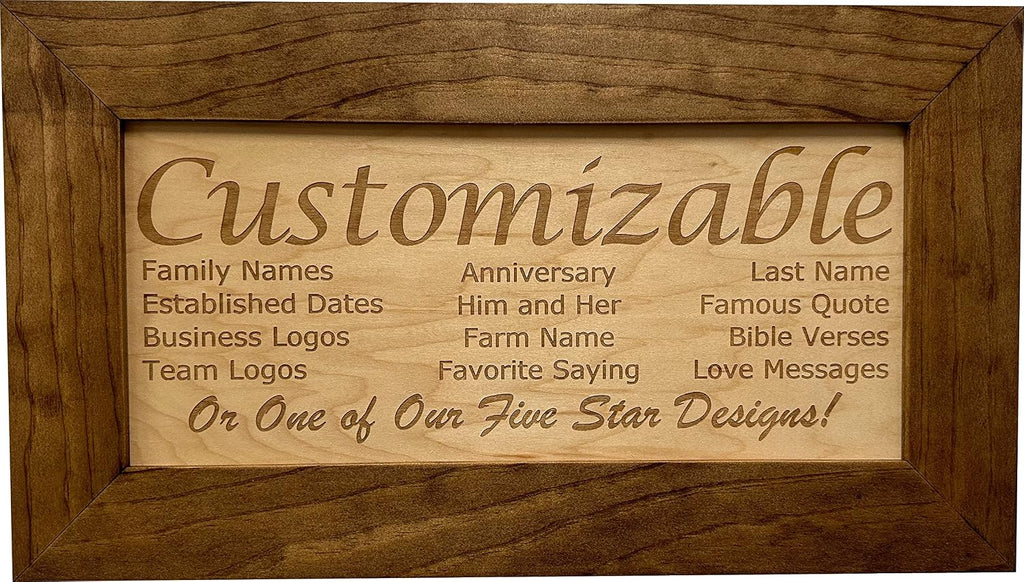 Bellewood Designs Customizable Gun Cabinet Wall Decoration - Personalized Gun Safe To Securely Store Your Gun In Plain Sight