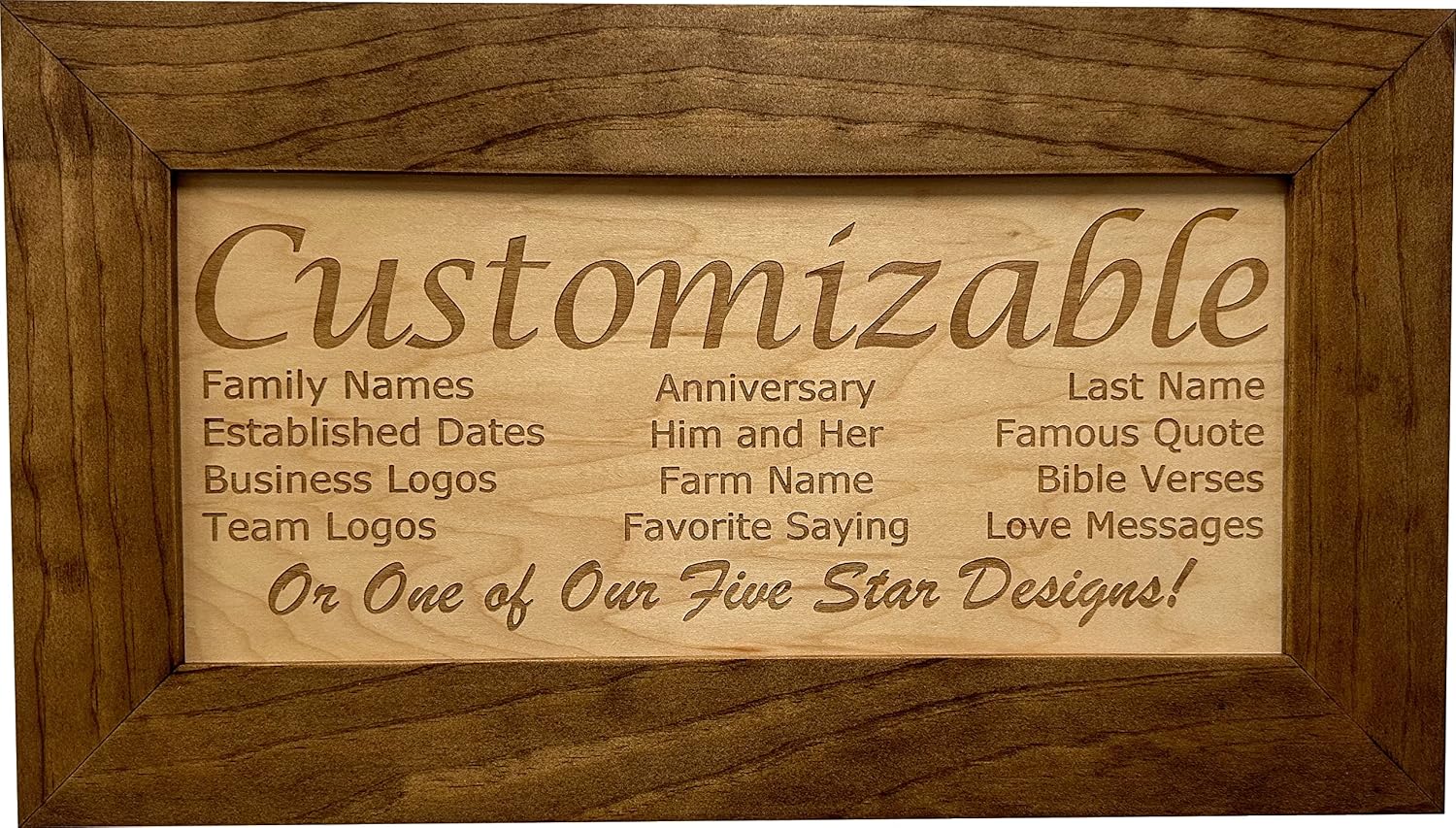 Bellewood Designs Customizable Gun Cabinet Wall Decoration - Personalized Gun Safe To Securely Store Your Gun In Plain Sight