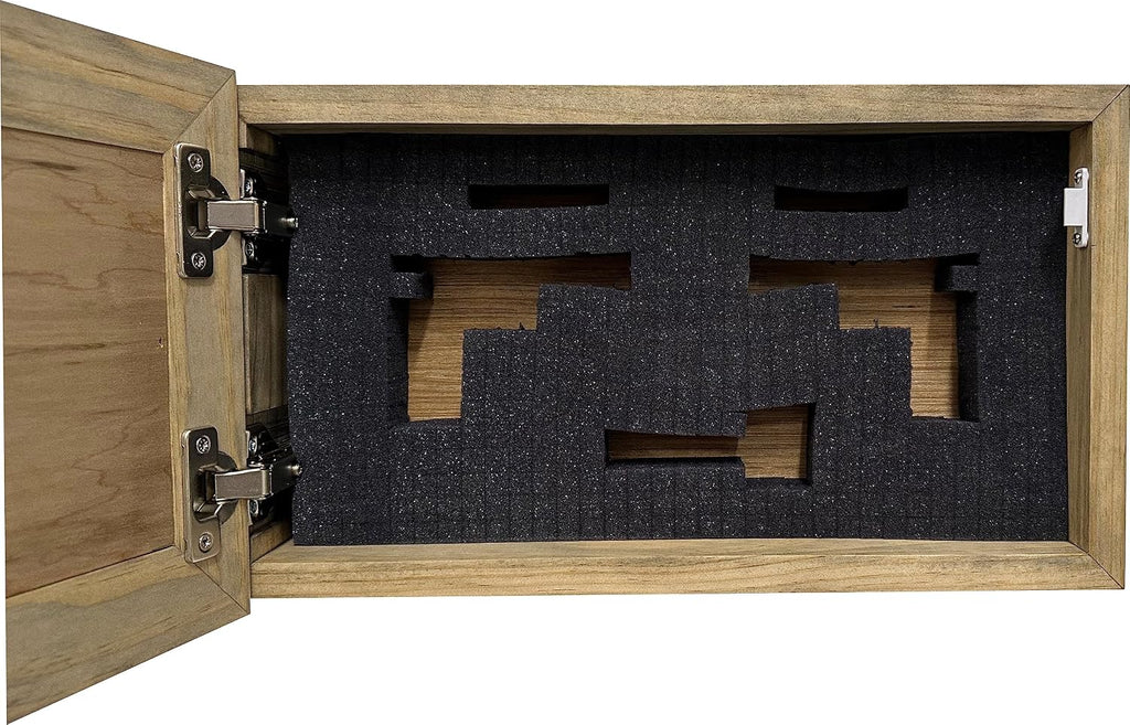 Bellewood Designs Customizable Gun Cabinet Wall Decoration - Personalized Gun Safe To Securely Store Your Gun In Plain Sight