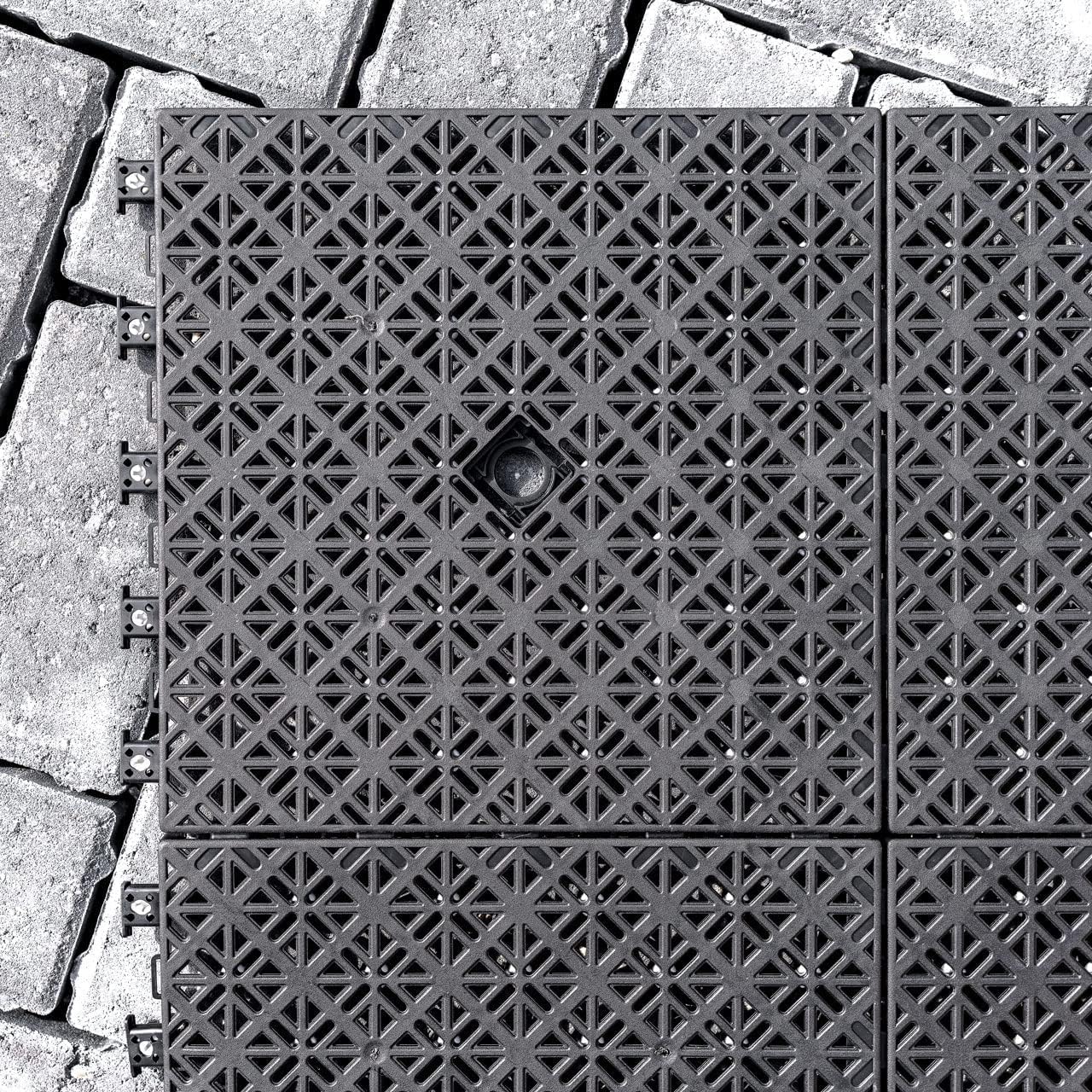 FORZA Basketball Court Modular Floor Tile [FIBA/NBA Standard] | Premium Outdoor Basketball Flooring for Home Courts