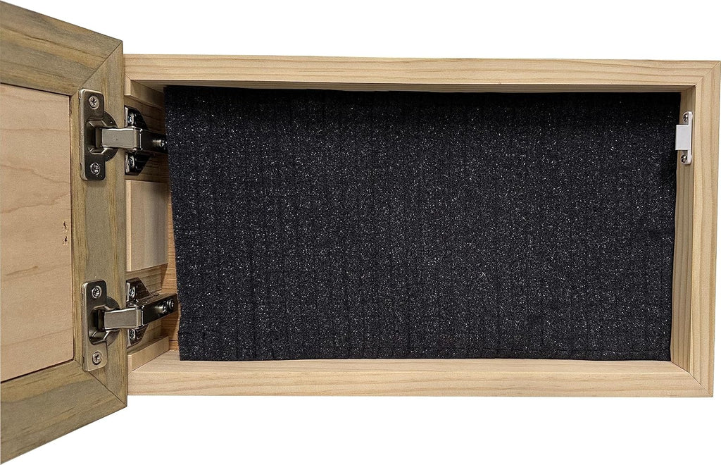 Bellewood Designs Customizable Gun Cabinet Wall Decoration - Personalized Gun Safe To Securely Store Your Gun In Plain Sight