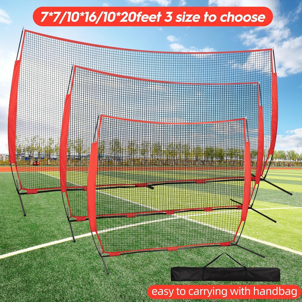 7x7ft /10x16ft /10x20ft Portable Stable Backstop Net172