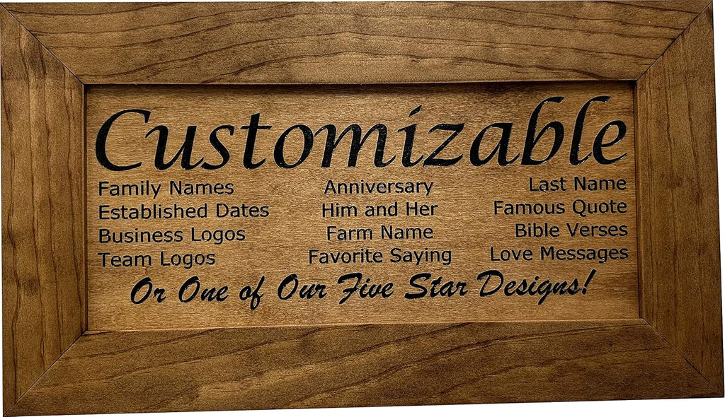 Bellewood Designs Customizable Gun Cabinet Wall Decoration - Personalized Gun Safe To Securely Store Your Gun In Plain Sight