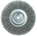 Weiler 01248 10' Narrow Face Crimped Wire Wheel, 0.0118' Steel Fill, 3/4' Arbor Hole, Made in the USA (Pack of 2)