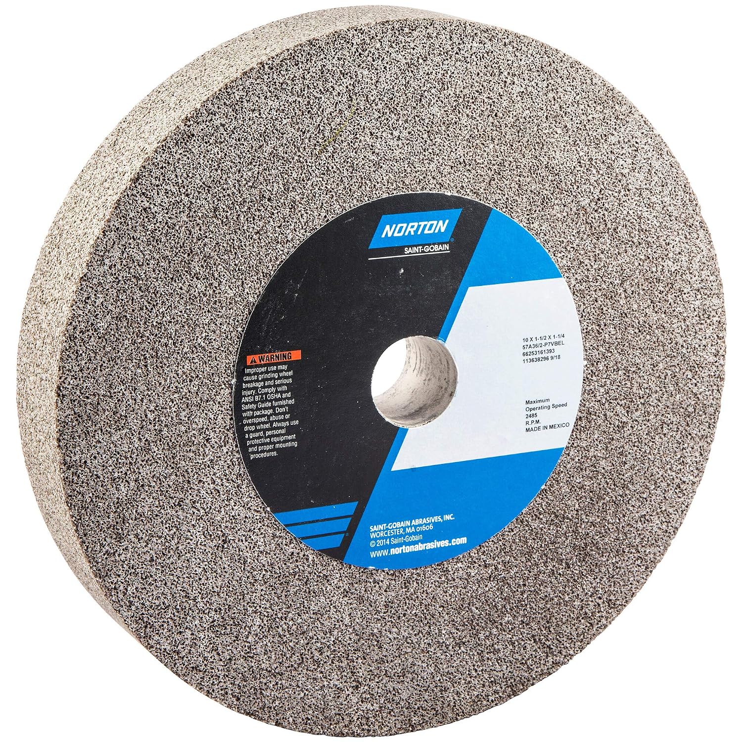 10'X1-1/2'X1-1/4' GP Grinding Wheel COARSE ALUN