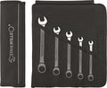 Stahlwille 96411705 Reversible Combination Ratcheting Spanners Open-Ratch Set, 5 Pieces, Size 8mm, 10mm, 13mm, 17mm and 19mm Spanner Openings, 72 Teeth, Bi-Hexagon, Made in Germany