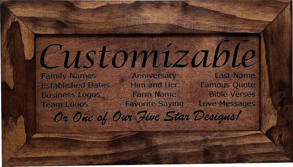 Bellewood Designs Customizable Gun Cabinet Wall Decoration - Personalized Gun Safe To Securely Store Your Gun In Plain Sight